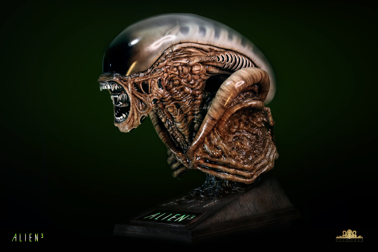 Dog Alien Bust