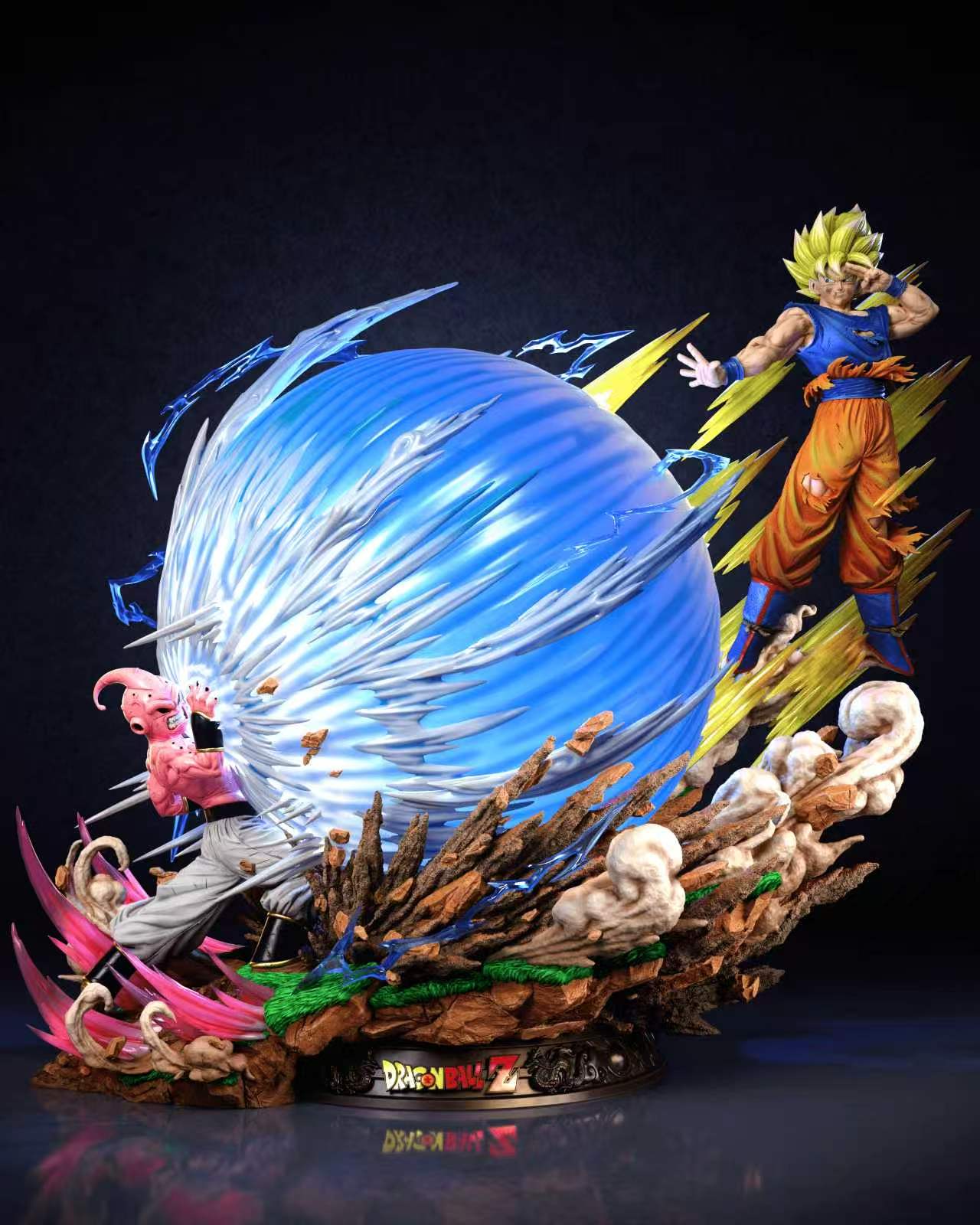 Goku vs Kid Buu Spirit Bomb